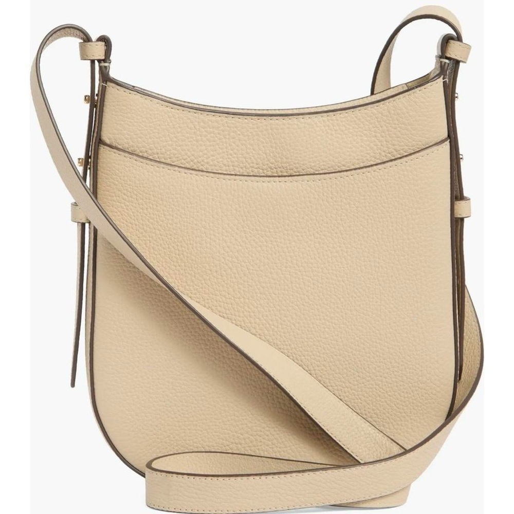 Kate Spade Pebbled Leather Crossbody Bag Cream Beige Gold Hardware NWT Handbag - Picture 5 of 8